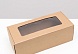 Коробка самосборная бесклеевая, крафт, бурая 16 х 35 х 12 см