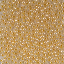 Бисер Preciosa 10/0 ~5гр  (37386, желтый непрозрачный жемчужный)