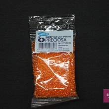  Бисер Preciosa 10/0 20гр (91000, оранжевый радужный)