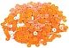 Пайетки плоские 6мм (уп=10гр)   6063 (88, оранжево-жёлтый кремовый)