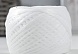 Пряжа "Для вязания мочалок" 100% полипропилен 300м/75±10 гр в форме клубка (белый матовый)