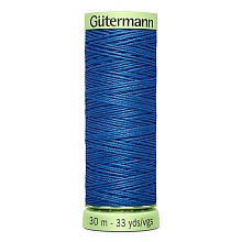 Нить Top Stitch 30/30 м для декоративной отстрочки, 100% полиэстер Gutermann (311, сини...