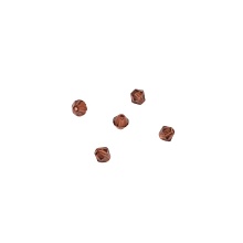 Бусинки стразы декор. 5мм простые (уп=5шт)   28200 (11, коричневый)
