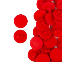 Пуговица NE 189 28L 18мм пластик (красный)