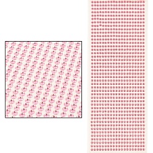 Стразы самоклеющиеся 4мм (880 шт) (св. розовый)