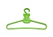 Вешалка (плечики) для кукольной одежды 9 см, пластик, уп.3шт., цв зел.