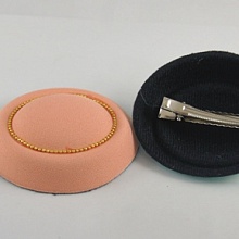 Шляпка (таблетка) (8х7 см) 32400 (3, персиковый)