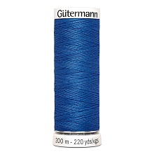 Нить Sew-All 100/200 м для всех материалов, 100% полиэстер Gutermann (78, т, джинсовый)