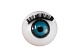 Глаза с ресничками круглые 12мм (уп=10шт) (1, голубой)