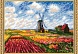 Набор для вышивания "Поле с тюльпанами" по мотивам картины К. Моне 33*25см