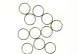 Кольцо соединительное двойное, 10мм, 50шт/упак, Астра (черный никель)