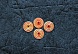 Пайетки перламутр (15-16гр)  (5, оранжевый)