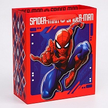 Пакет ламинат вертикальный "Spider-Man", Человек-паук 23*27*11,5 см