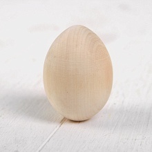 Деревянная заготовка Яйцо, 7 см (± 5 мм)