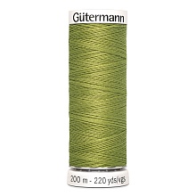 Нить Sew-All 100/200 м для всех материалов, 100% полиэстер Gutermann (582, оливковый)