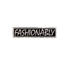 Термоаппликация Fashionably  (2, черный-белый)