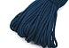 Шнур отделочный плетеный, 4 мм*30 м (т.синий)