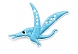 Термоаппликация 'Летающий динозавр', голубой 4,6*6,3см, Hobby&Pro