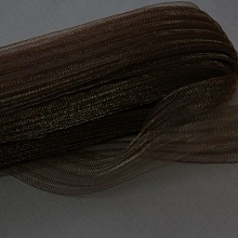 Кринолин сетка 3см  (5, т. коричневый)