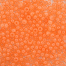 Бисер Preciosa 10/0 ~5гр  (02184, оранжевый непрозрачный)