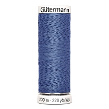 Нить Sew-All 100/200 м для всех материалов, 100% полиэстер Gutermann (37, гр.сиреневый)