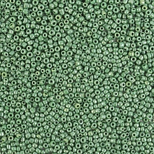 Бисер цветной ~25гр    (127, зелёный)
