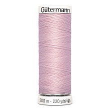 Нить Sew-All 100/200 м для всех материалов, 100% полиэстер Gutermann (662, св.сирень)