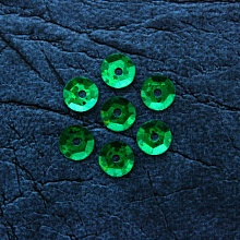 Пайетки голограмма цветная (15-16г)  (5, зеленый)