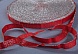 Лента киперная декоративная цветная №7456 10 мм (26, красный/серебро)
