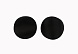Чашечки круглые (1 пара)  (38, черный)