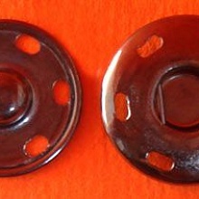 Кнопка пришивная 19мм (уп=2шт) (3, черный никель)