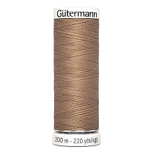 Нить Sew-All 100/200 м для всех материалов, 100% полиэстер Gutermann (139, коричневый)