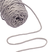 Шнур полиэф. для вязания и макраме  3 мм (классический серый)