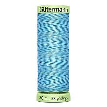 Нить Top Stitch 30/30 м для декоративной отстрочки, 100% полиэстер Gutermann (196, голу...