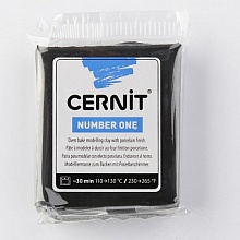 Пластика Cernit №1 56-62гр  (100, черный)