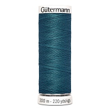 Нить Sew-All 100/200 м для всех материалов, 100% полиэстер Gutermann (223, т.изумрудный)