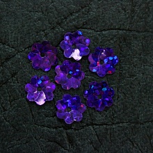 Пайетки Цветочек маленький гологр №4964 (25гр) (4, фиолетовый)