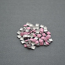 Стразы (клеевые) металл (25шт) №8 розовые 