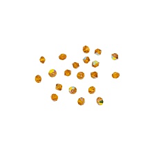Бусинки стразы декор. 4мм ромб голограмма (уп=5шт)   28206 (2, т.желтый )