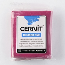 Пластика Cernit №1 56-62гр  (411, бордовый)