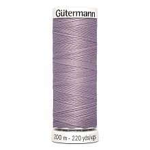 Нить Sew-All 100/200 м для всех материалов, 100% полиэстер Gutermann (125, пастельно-ро...