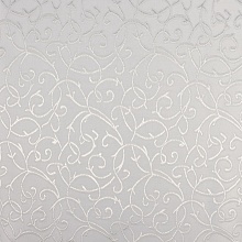 Скатерная ткань с во пропиткой "Вензель" ш-275 43025 (1, белый)