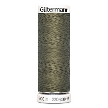 Нить Sew-All 100/200 м для всех материалов, 100% полиэстер Gutermann (825, св.хаки)