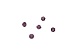 Бусинки стразы декор. 5мм простые (уп=5шт)   28200 (10, фиолетовый)