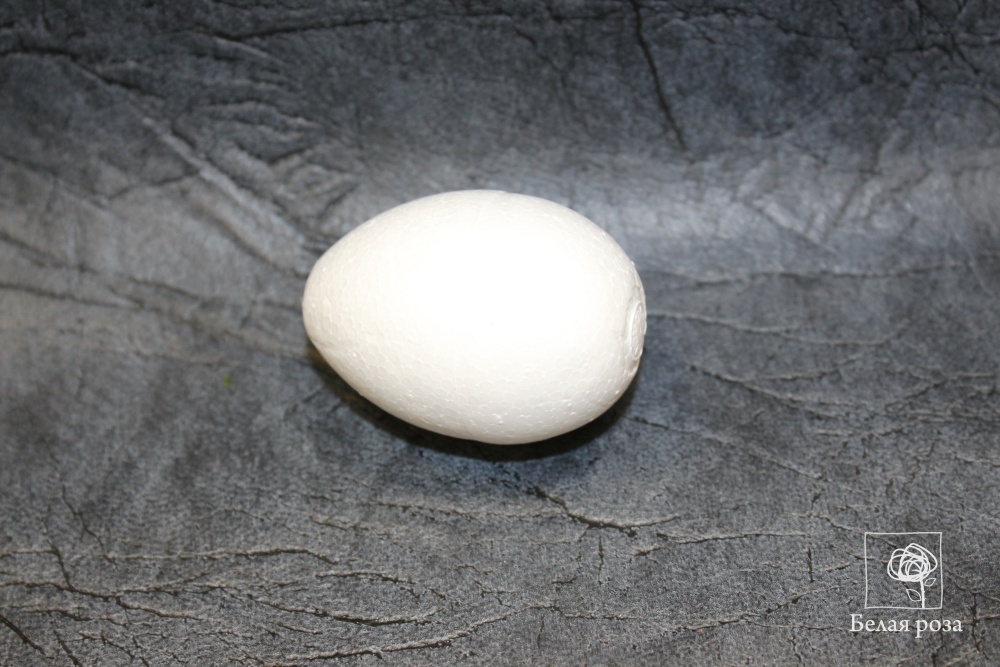 Заготовка из пенопласта Яйцо h 5см d3.5см