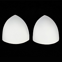 Чашечки А 438 треугольные  пуш-ап (1пара) (100, белый)