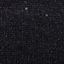 Ткань декоративная пайетки люрекс 384140 (3, черный)