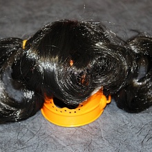 Волосы для кукол QS (10, черный)