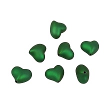 Бусина Сердце 30х30мм (зеленый)