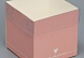Коробка для цветов с PVC крышкой «Мамочке», 12 × 12 × 12 см